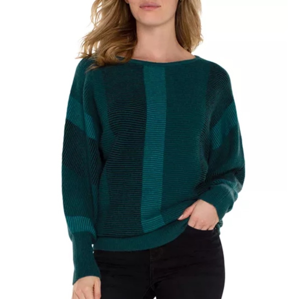 Liverpool green and black Women's Sweater large